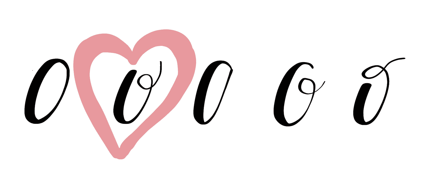variations of oval stroke with a heart around favorite